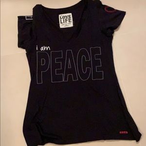Peace Love World V-Neck